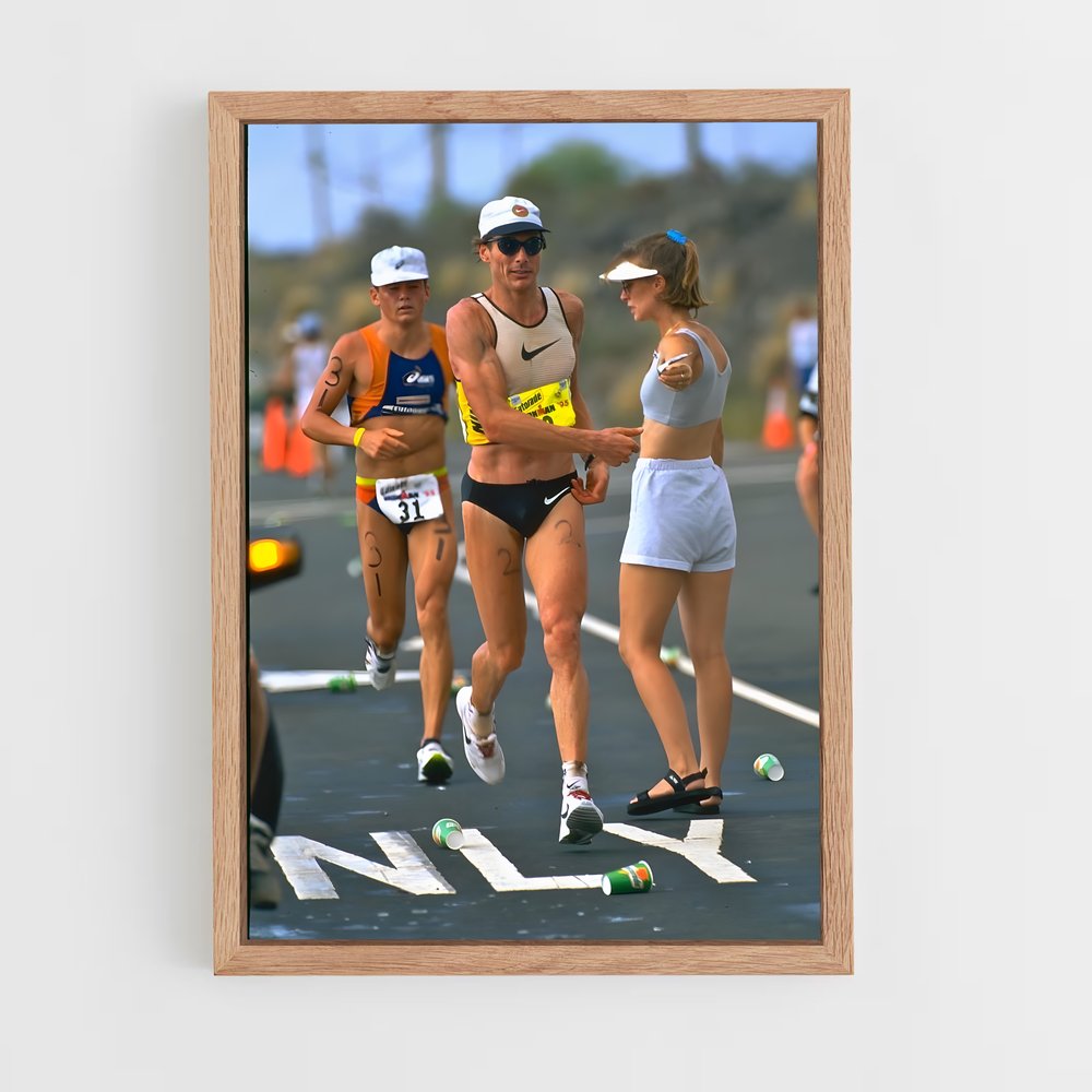 Poster Marathon d'Ironman – affiche Athlétisme (vue 4)